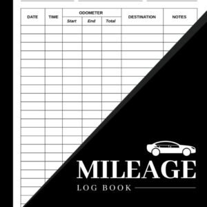 Libro para el control de Millas de Auto comercial
